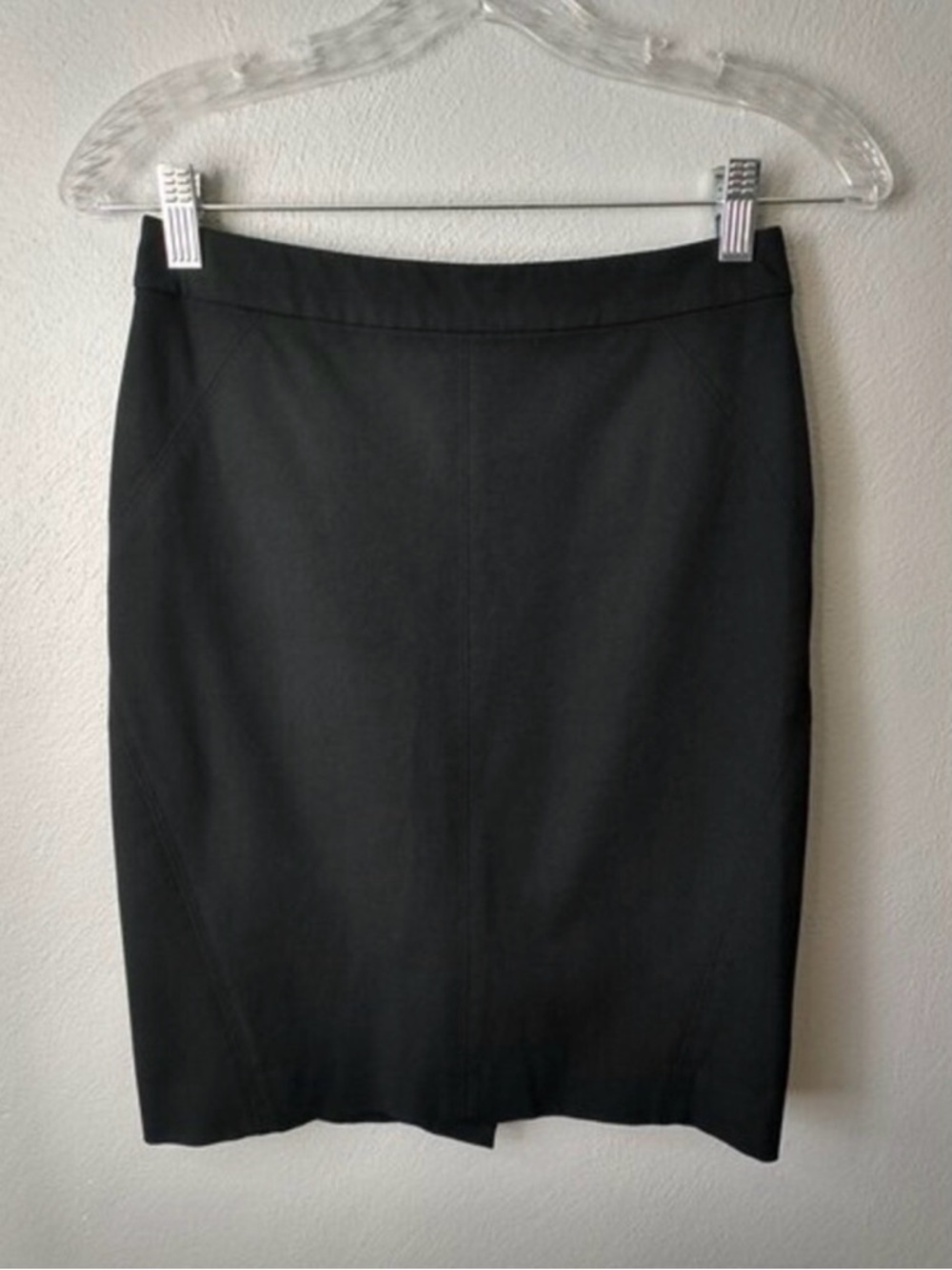 Ann Taylor Black Pencil Skirt Women’s Petite XS Office Work Midi